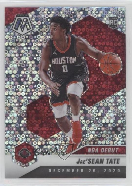 2020-21 Panini Mosaic NBA Debut Fast Break Silver Prizm Jae'Sean Tate #265 0yk6