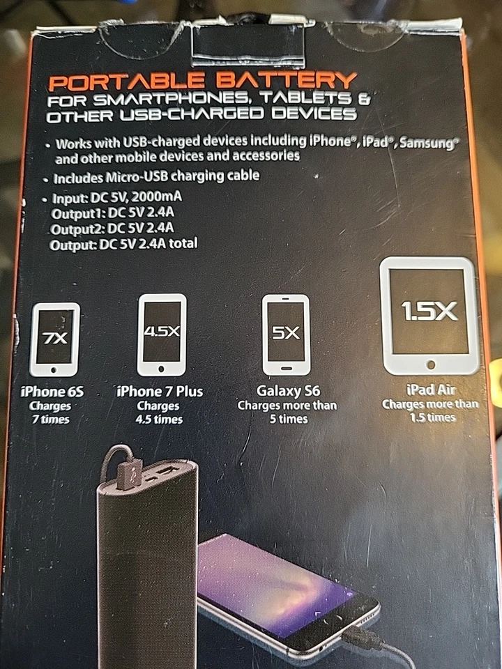 Blackweb 10X Batería Portátil 20.800 mAh Banco de Alimentación Smartphones y Tabletas Foto 2 de 4