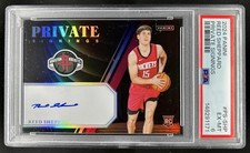 2024-25 Panini Prizm Black Reed Sheppard Private Signings RC Auto #7 PSA 6
