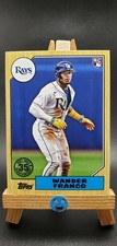 2022 Topps Update Series Wander Franco RC 1987 Throwback #87TBU-48 Rays