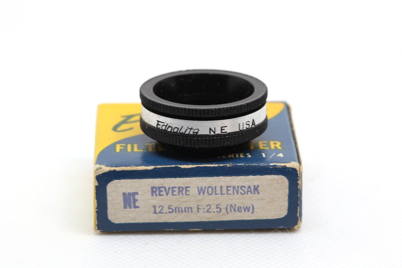 Ednalite Series 1-4, 'NE' 22mm Filter Adapter - Revere-Wollensak 12.5mm f2.5