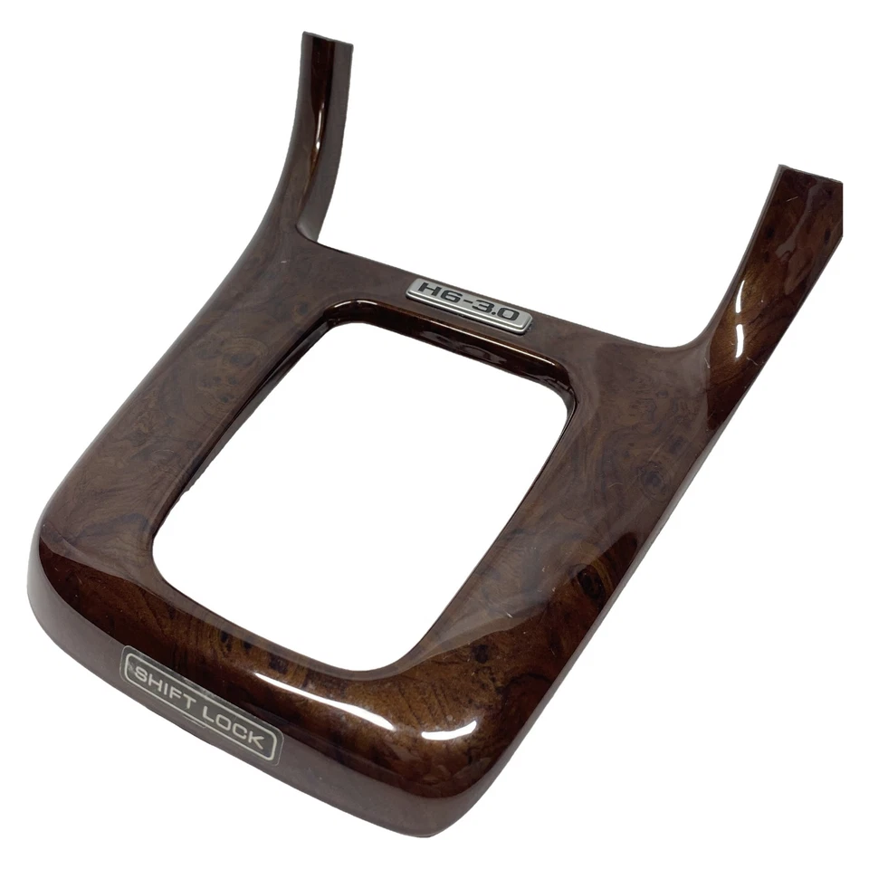 Оригинальная отделочная рамка переключателя передач для центральной консоли Subaru Outback 2000-2004 годов выпуска текстура дерева - Изображение 2 из 4