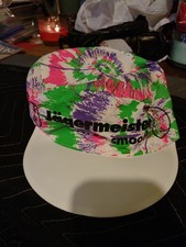 Vintage Tie Dye Jagermeister Painters Hat Excellent Condition