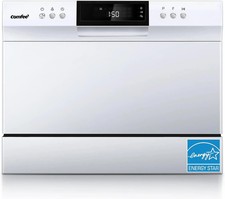COMFEE' Portable Mini Dishwasher, Energy Star, Countertop, 6 Place Settings, wit