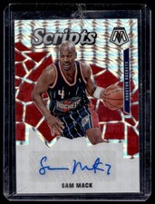 Sam Mack 2019-20 Panini Mosaic Scripts Auto #SC-SMK Houston Rockets