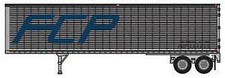 Trainworx 4027803 Echelle N 12.2m Ondulé Van Remorque - Assemblé Ferrocarril
