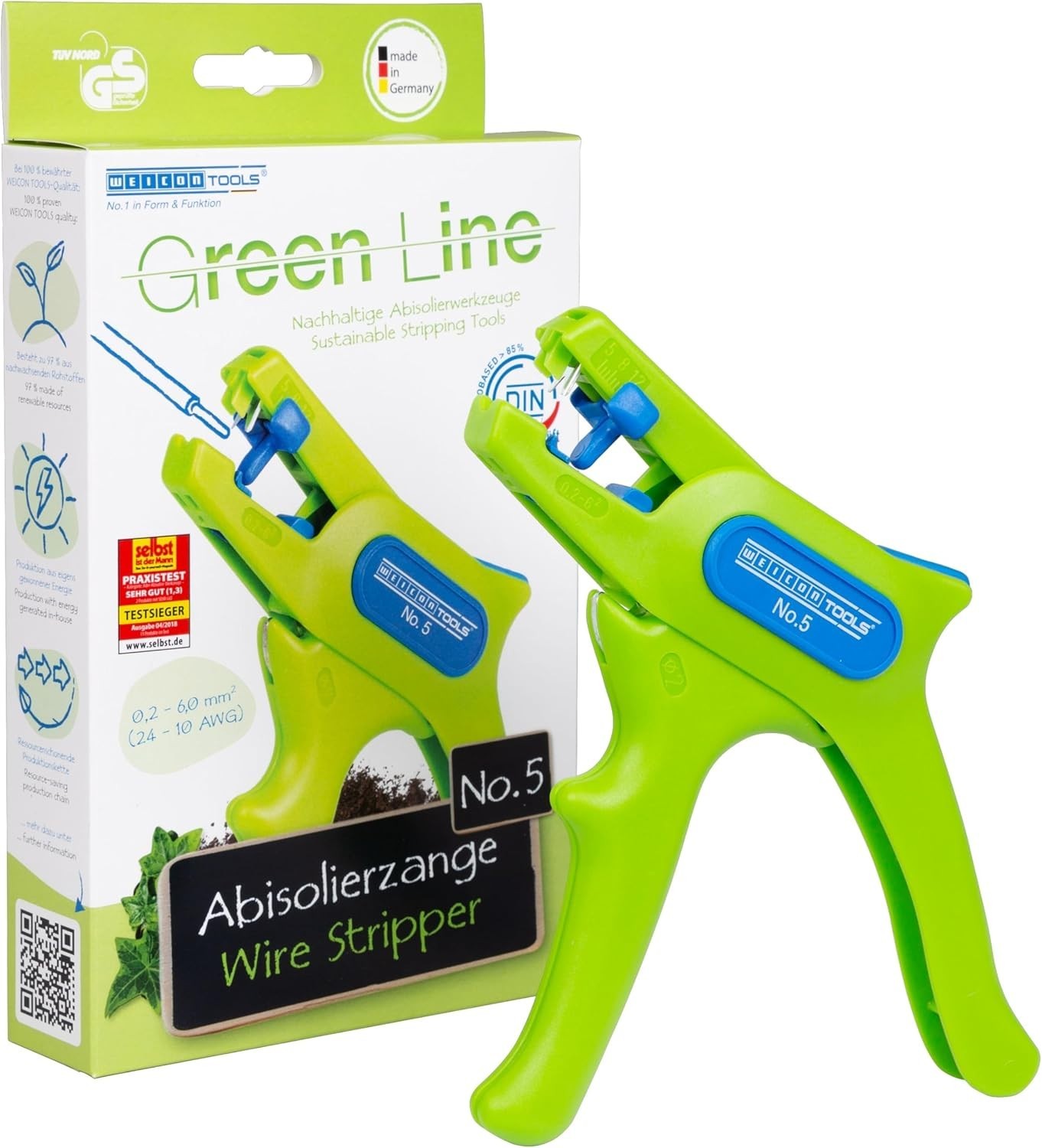 WEICON TOOLS Abisolierzange No. 5 Green Line