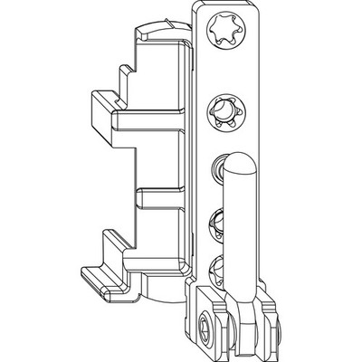 MACO Ecklager DT130 12/18 mm 130 kg silber links (52704)