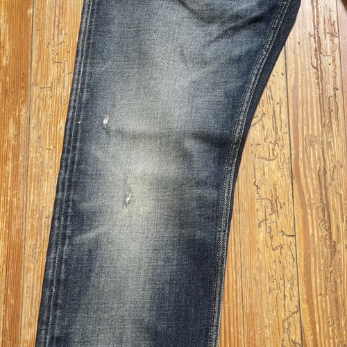 Ralph Lauren Purple Label Denim Jeans Size 32x33 Polo Distressed Selvedge 34x33 - Picture 7 of 23