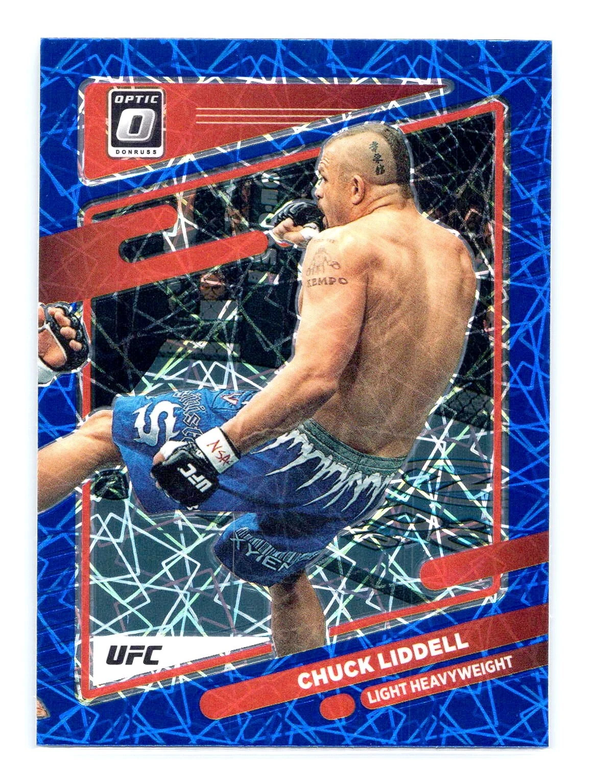 Chuck Liddell 2022 Donruss Optic UFC #17 Blue Velocity