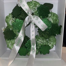 Danbury Mint 11" Willabee & Ward Floral Wreath Collection Home Décor March