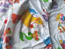 Vintage Sesame Street Twin Sheet - Numbers, Cookie Monster, Big Bird, Grover ect