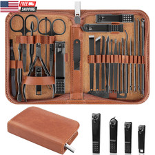 Nail Clippers Set, 26 Piece Manicure Set  Pedicure Kit, Stainless Steel Fingern
