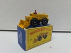 Vintage Lesney Matchbox 43 Aveling-Barford Tractor Shovel Toy Car w Original Box