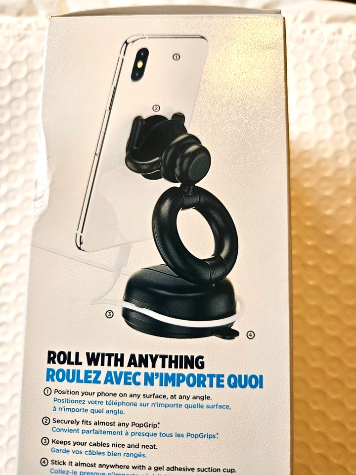 PopSockets PopMount 2 Desk/Car Dash & Windshield Mount - Black OPEN BOX - Image 3 of 3
