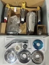 Glacier Bay Aragon 3-Handle 1-Spray Tub  Shower Faucet Chrome Valve Included
