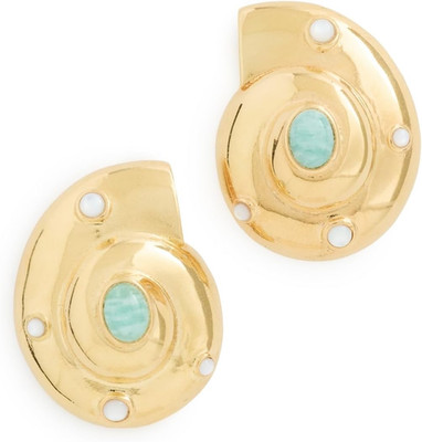 Lizzie Fortunato Women's Nautilus Stud Earrings