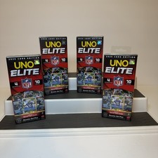 Lot of 4 UNO Elite NFL 2025 Core Edition Football Booster Set Plus