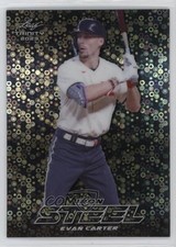 2023 Leaf Trinity Mega Box Steel Iron Silver Donut Circles /10 Evan Carter 1ko1