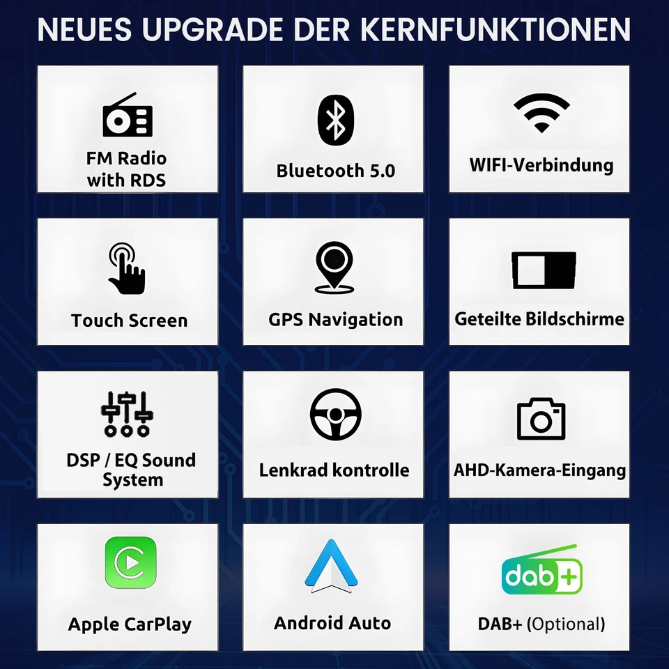 8'' Für Mercedes Benz Smart Forfour Fortwo 453 Android Autoradio GPS BT Carplay - Bild 4 von 4