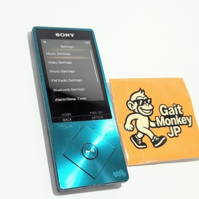 Sony Walkman NW-A16 32GB Hi-Res Audio Player Blue Tested Bluetooth English Menu