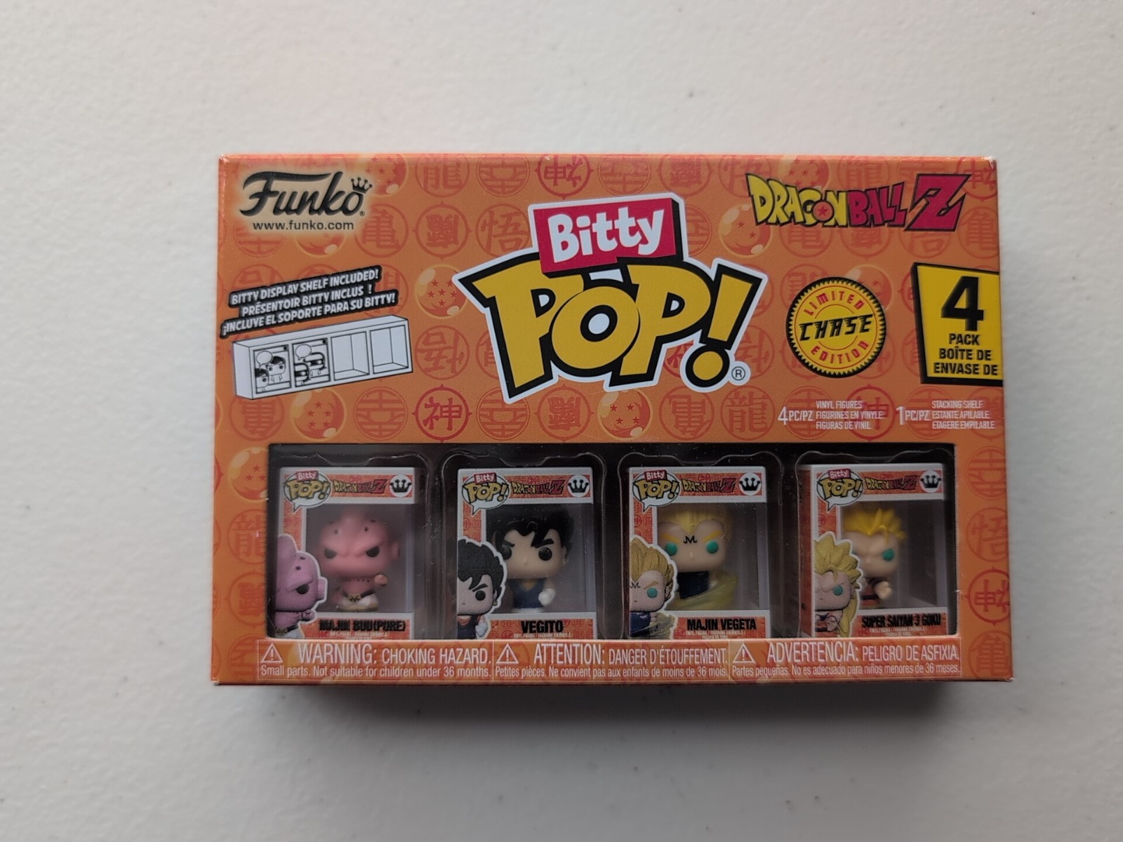 Funko Bitty Pop! Dragon Ball Z (4 Pack) Limited Edition Chase with SS3 Goku Rare