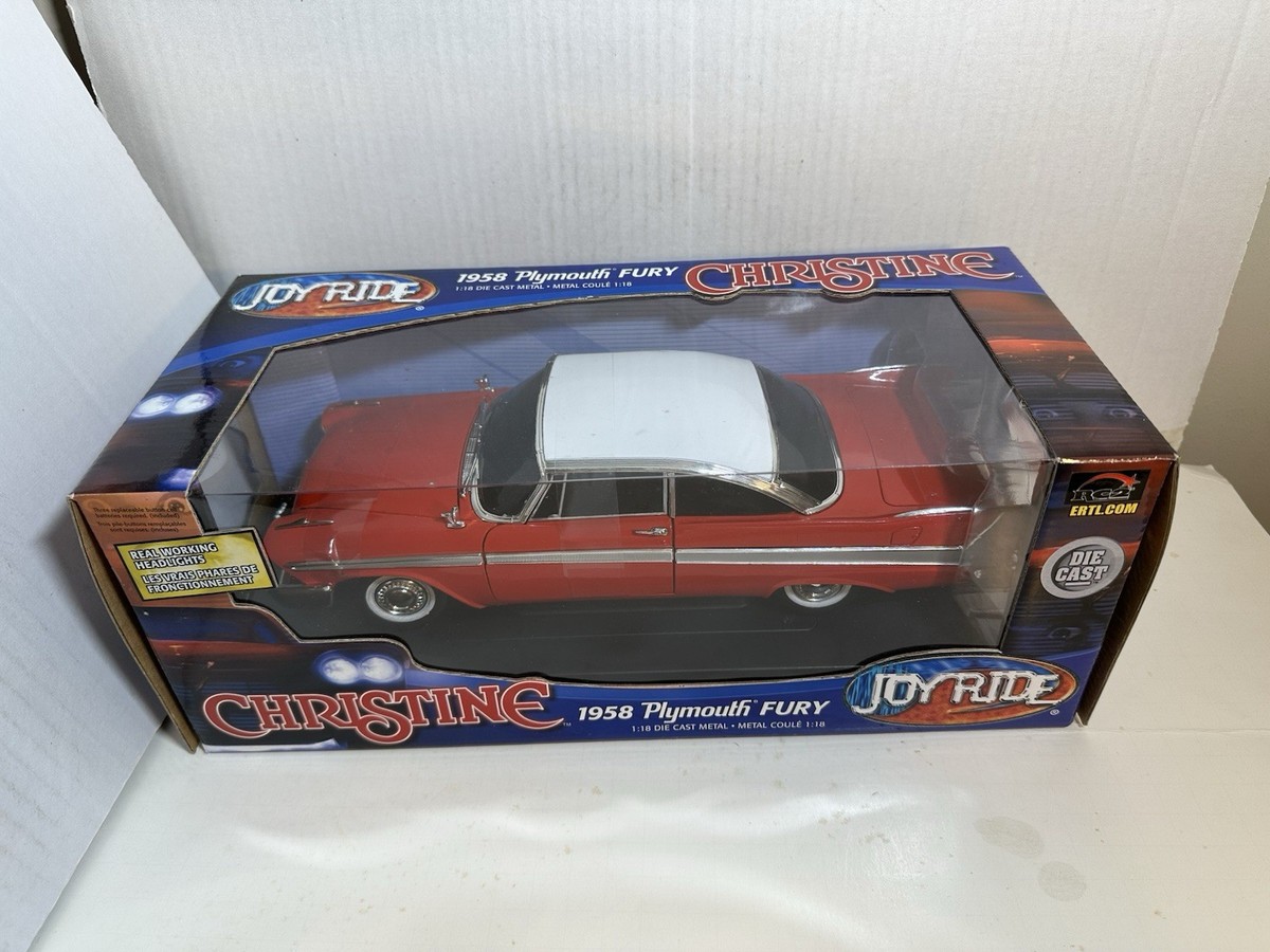 ERTL JOY RIDE 1958 PLYMOUTH FURY CHRISTINE 1:18 DIECAST MODEL CAR