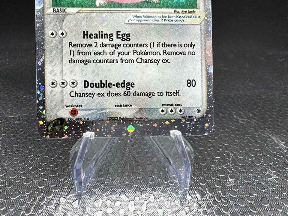 Pokemon TCG Chansey EX Ultra Rare Ruby and Sapphire Card 96/109 - Image 4 of 4