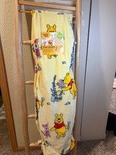 Disney Winnie the Pooh Piglet Plush Spring Yellow Fleece Twin Blanket 60x90 NWT