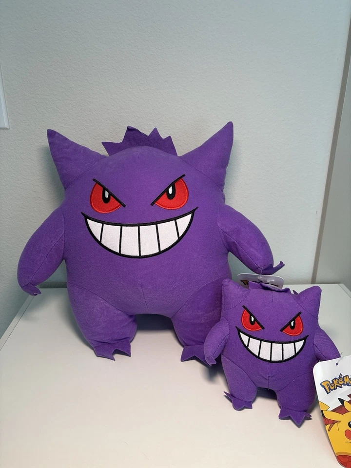 Muñeco de peluche Pokemon Gengar con licencia oficial 14” pulgadas peluche animal figura juguete Foto 3 de 4