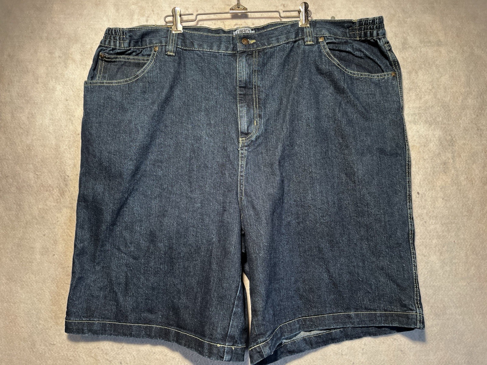 Liberty Blues Jean Shorts Mens Sz 46 Big Tall Blue Cotton Denim