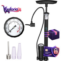 Fahrradpumpe Standpumpe Alle Ventile AV SV DV Mit Manometer Und Adaptern