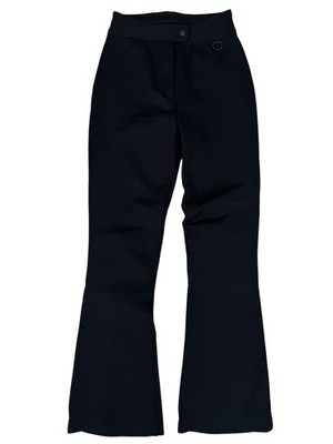 Unbranded Black Soft-Shell Ski D-Ring Flared Ski Pants Women's Size 6L