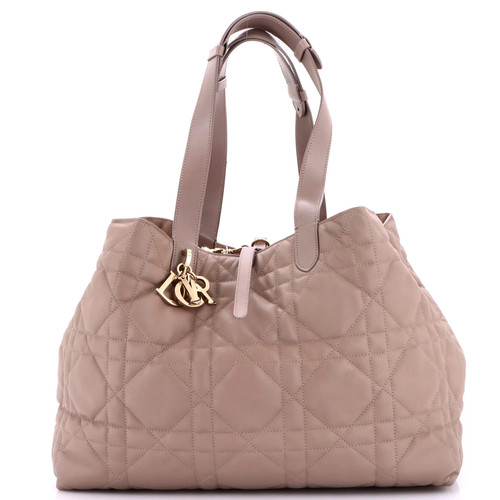 Christian Dior Toujours Tote Bag Macrocannage Quilt Calfskin Large
