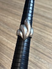 Vintage 925 Silver Modernist M xico Brutalist Taxco Sculptural Ring Size 5.75