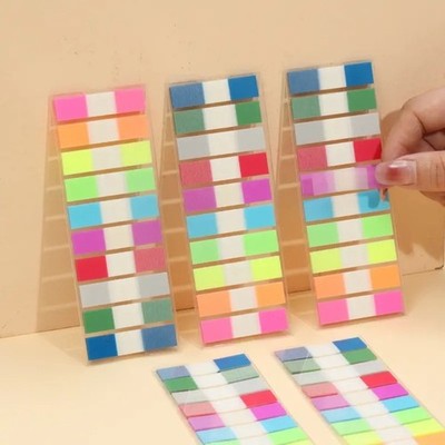 Colored PET Labels Adhesive Label Repositionable Page Marker for Binder Folder