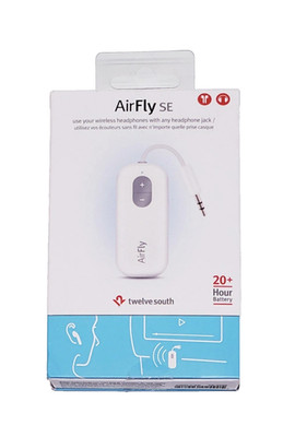 Airfly SE Twelve South - Émetteur/Récepteur Bluetooth Jack 3.5mm - Autonomie 20h - Blanc