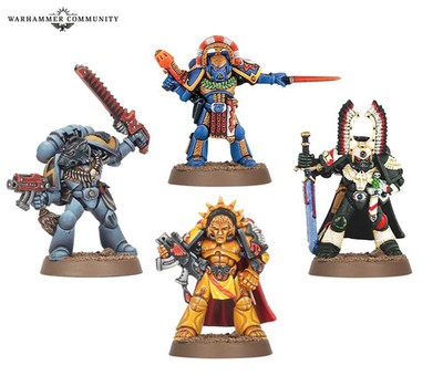 GW Warhammer 40k Space Marine Classic Captain Metall OOP