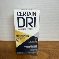 Certain Dri Prescription Strength Clinical Antiperspirant Roll-On Deodorant, Hyp