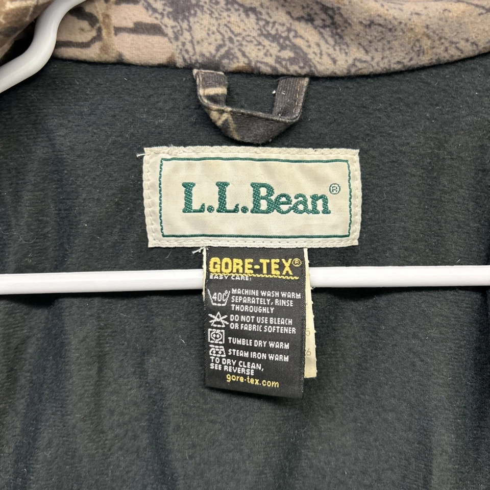 Vintage L.L. Bean Jacket Mens Extra Large Camo Goretex Hunting Gorpcore MU72 - Image 3 of 4