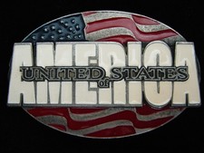 QA11175 REALLY COOL  UNITED STATES OF AMERICA  COMMEMORATIVE BELT BUCKLE