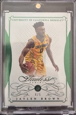 2016  National Treasures Collegiate - Flawless Jaylen Brown #23 Emerald /5 (RC)