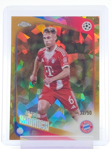 JOSHUA KIMMICH 2025 TOPPS CHROME SAPPHIRE UEFA CHAMPIONS LEAGUE GOLD /50 Q5332