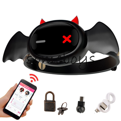 #ad Qiui Little Devil App Remote Control Restraint Shock Collar Female Male Electric $81.48