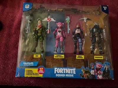 Jazwares FORTNITE Squad Mode 4 Figure Pack Series 2 Trog Omen Ravage Moisty 2019