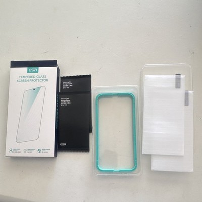ESR Tempered Glass Screen Protector for iPhone 11/XR with Cleaning Kit & Frame