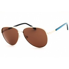 Draper James Women's Sunglasses Gold Metal Aviator Full Rim Frame DJ9014 710
