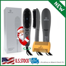 Pocket - Compact Beard Straightener for Men - Ionic  Black