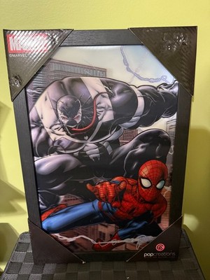 NEW Spiderman & Venom Pop Creations New Lenticular (3D Hologram