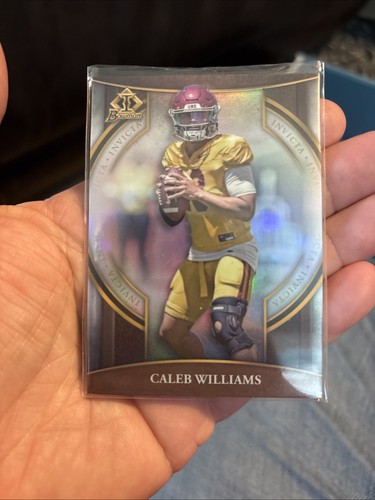 Caleb Williams [Autograph] #BI-4 2022 Bowman Chrome University Invicta card